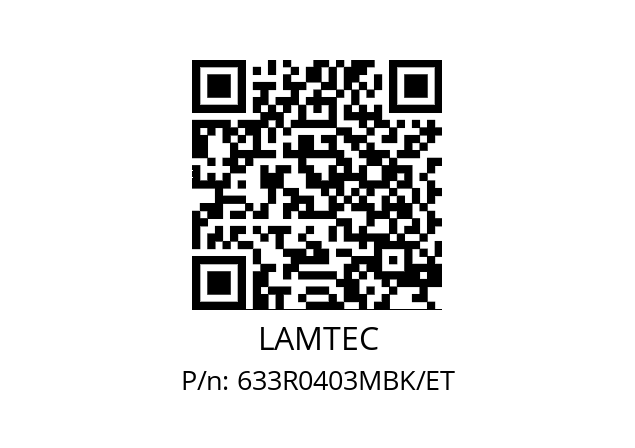   LAMTEC 633R0403MBK/ET