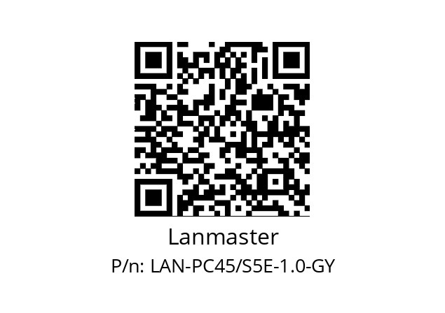   Lanmaster LAN-PC45/S5E-1.0-GY