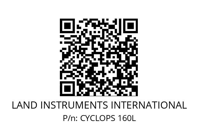   LAND INSTRUMENTS INTERNATIONAL CYCLOPS 160L