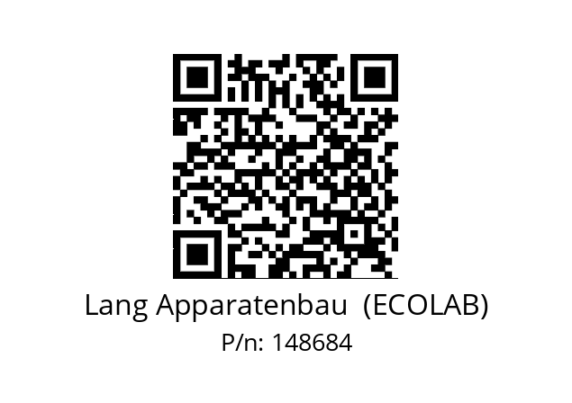   Lang Apparatenbau  (ECOLAB) 148684