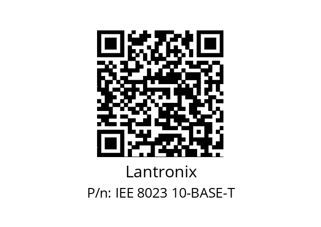   Lantronix IEE 8023 10-BASE-T