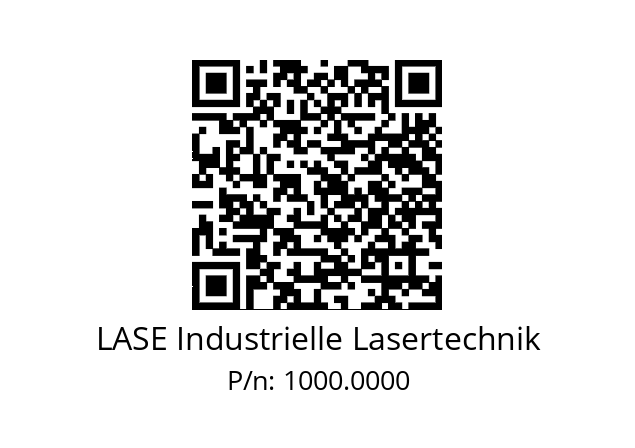   LASE Industrielle Lasertechnik 1000.0000