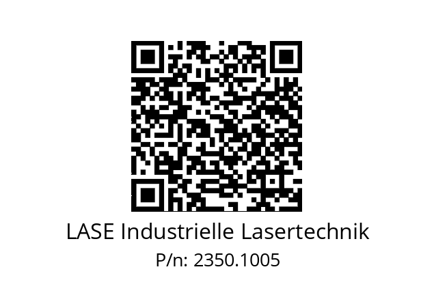   LASE Industrielle Lasertechnik 2350.1005