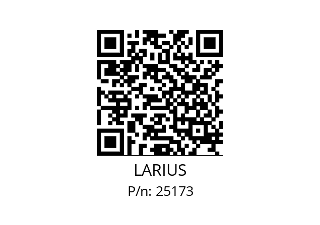   LARIUS 25173