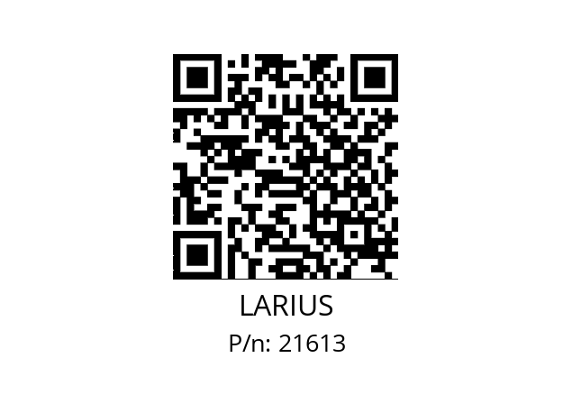   LARIUS 21613