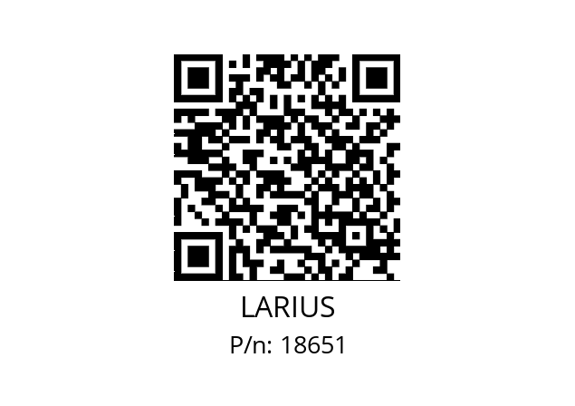   LARIUS 18651