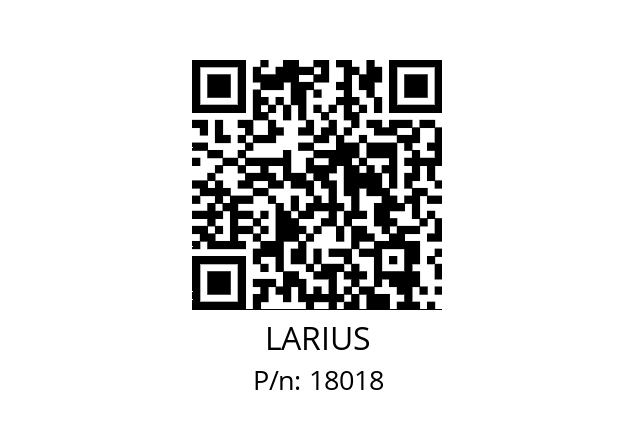   LARIUS 18018