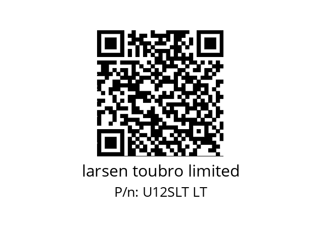   larsen toubro limited U12SLT LT