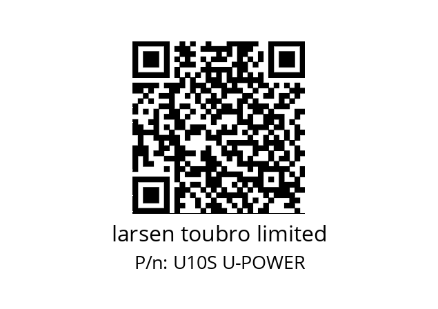   larsen toubro limited U10S U-POWER