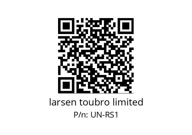   larsen toubro limited UN-RS1