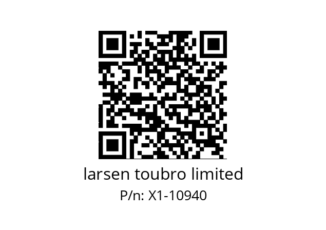   larsen toubro limited X1-10940