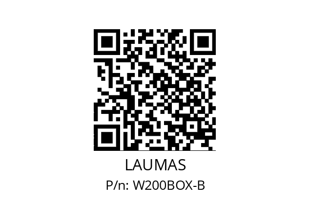   LAUMAS W200BOX-B