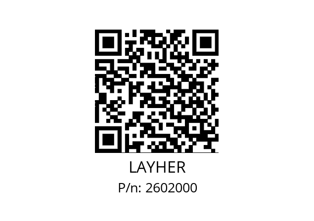   LAYHER 2602000