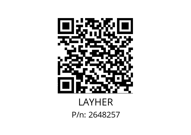   LAYHER 2648257