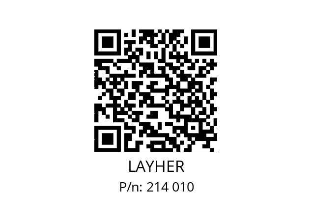   LAYHER 214 010