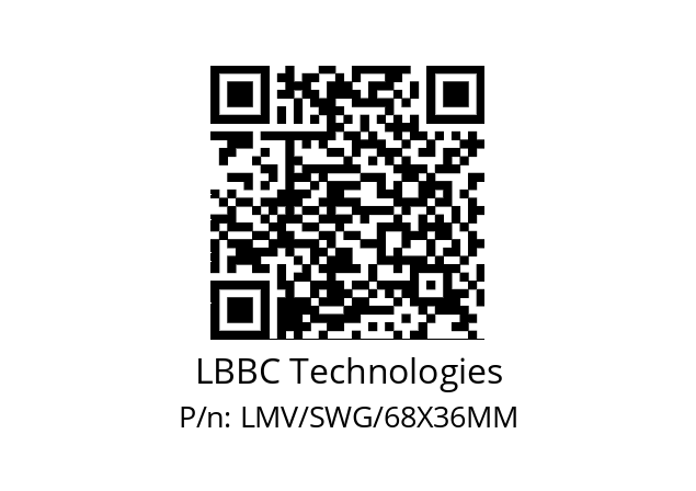   LBBC Technologies LMV/SWG/68X36MM