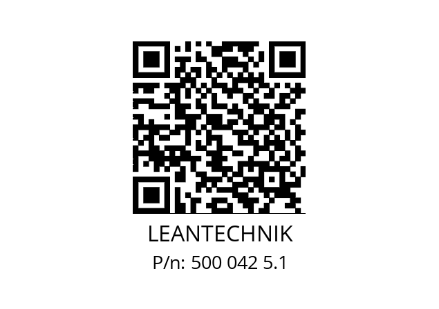   LEANTECHNIK 500 042 5.1