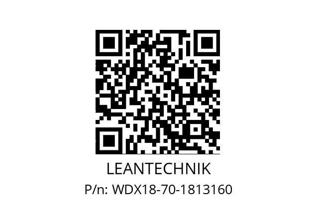   LEANTECHNIK WDX18-70-1813160