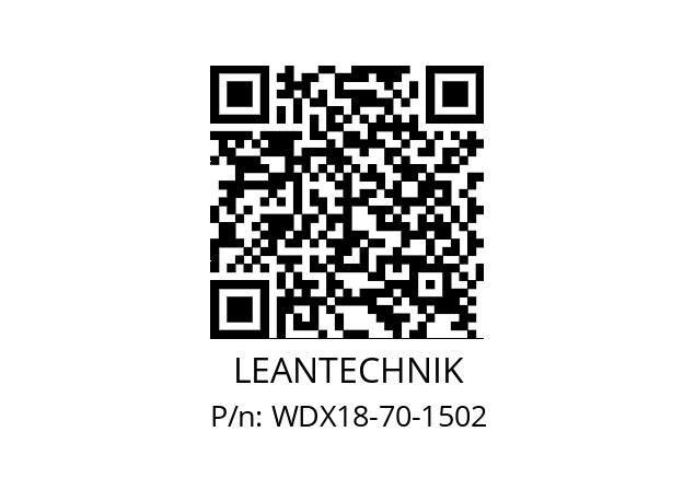   LEANTECHNIK WDX18-70-1502