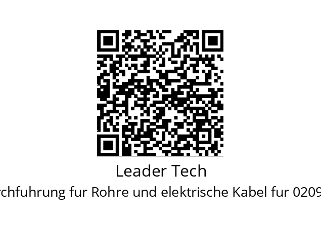   Leader Tech Durchfuhrung fur Rohre und elektrische Kabel fur 020900166-C