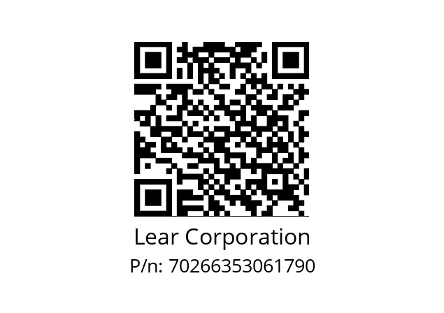   Lear Corporation 70266353061790