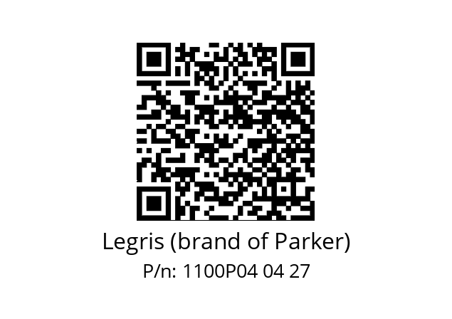   Legris (brand of Parker) 1100P04 04 27