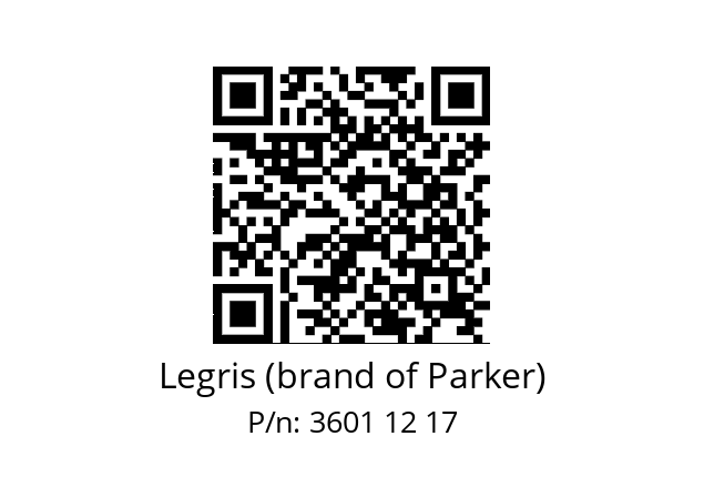   Legris (brand of Parker) 3601 12 17