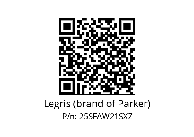   Legris (brand of Parker) 25SFAW21SXZ