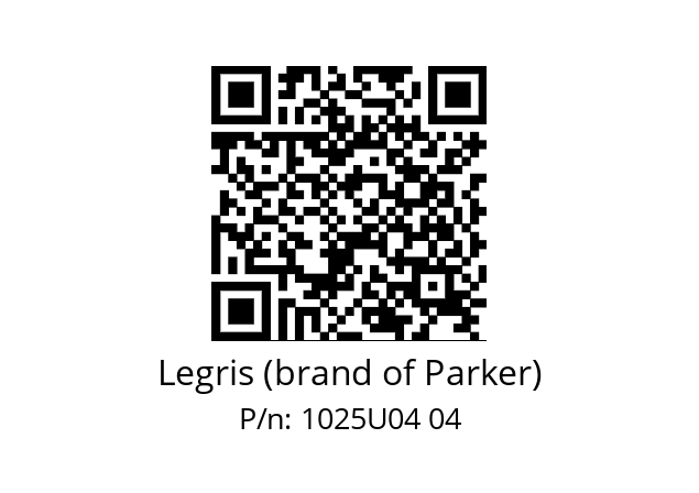   Legris (brand of Parker) 1025U04 04