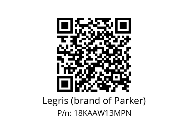   Legris (brand of Parker) 18KAAW13MPN