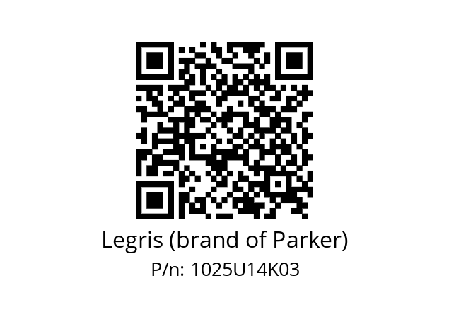   Legris (brand of Parker) 1025U14K03