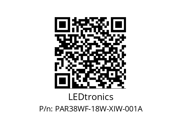   LEDtronics PAR38WF-18W-XIW-001A