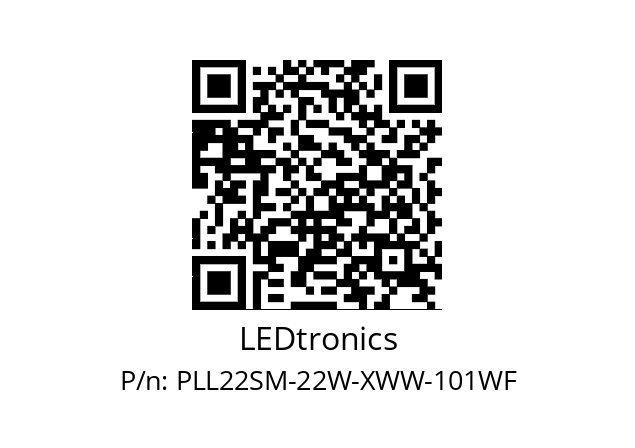   LEDtronics PLL22SM-22W-XWW-101WF