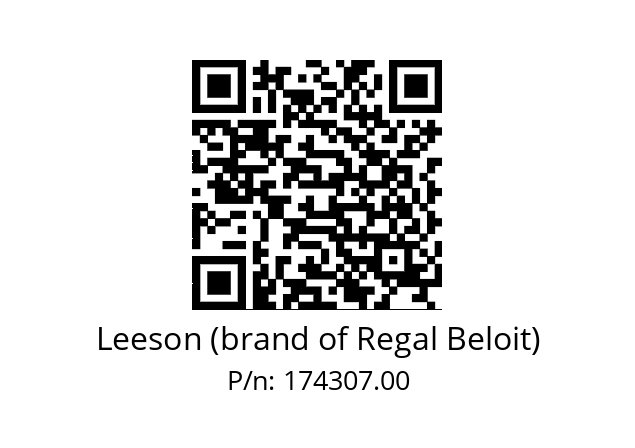   Leeson (brand of Regal Beloit) 174307.00