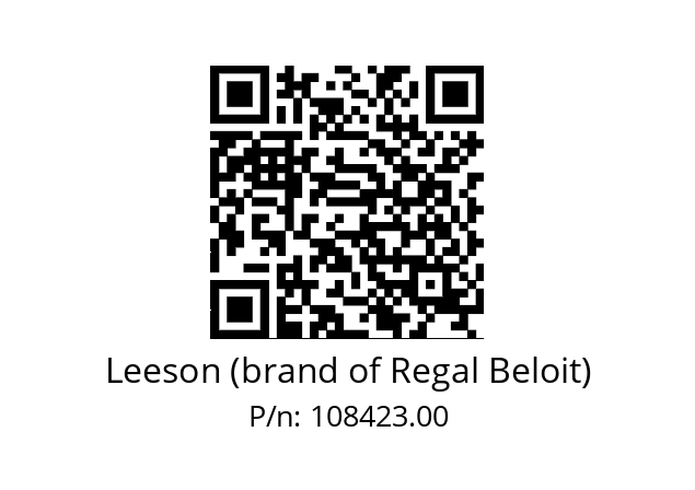   Leeson (brand of Regal Beloit) 108423.00