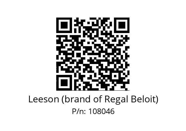   Leeson (brand of Regal Beloit) 108046