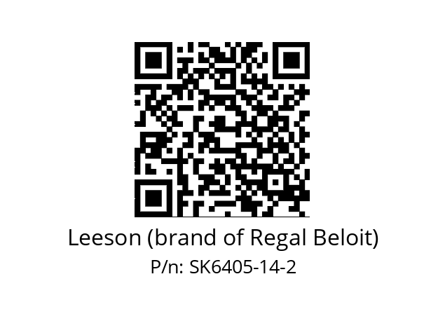   Leeson (brand of Regal Beloit) SK6405-14-2