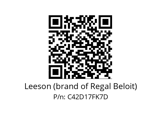   Leeson (brand of Regal Beloit) C42D17FK7D