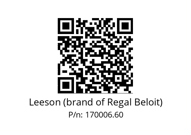   Leeson (brand of Regal Beloit) 170006.60