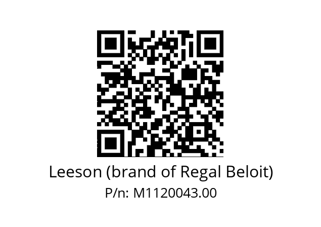   Leeson (brand of Regal Beloit) M1120043.00