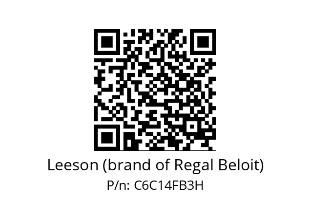   Leeson (brand of Regal Beloit) C6C14FB3H