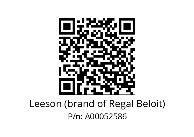   Leeson (brand of Regal Beloit) A00052586