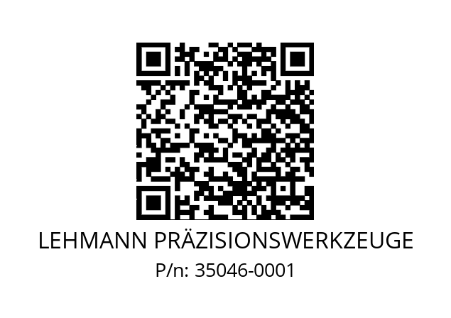   LEHMANN PRÄZISIONSWERKZEUGE 35046-0001