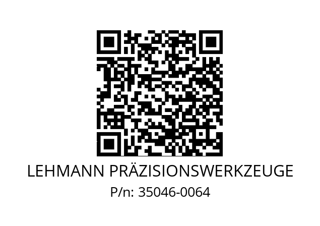   LEHMANN PRÄZISIONSWERKZEUGE 35046-0064