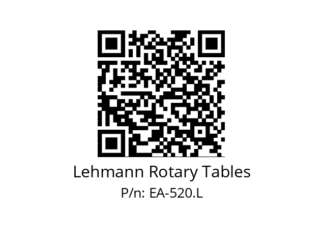   Lehmann Rotary Tables EA-520.L