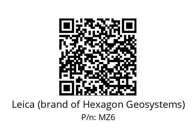   Leica (brand of Hexagon Geosystems) MZ6