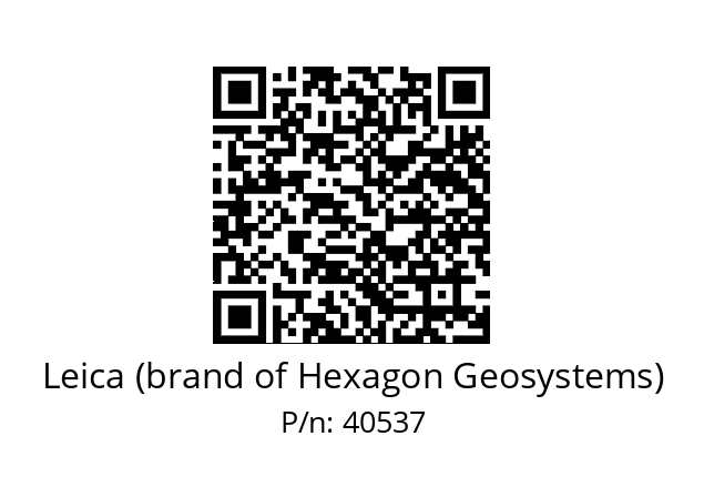   Leica (brand of Hexagon Geosystems) 40537