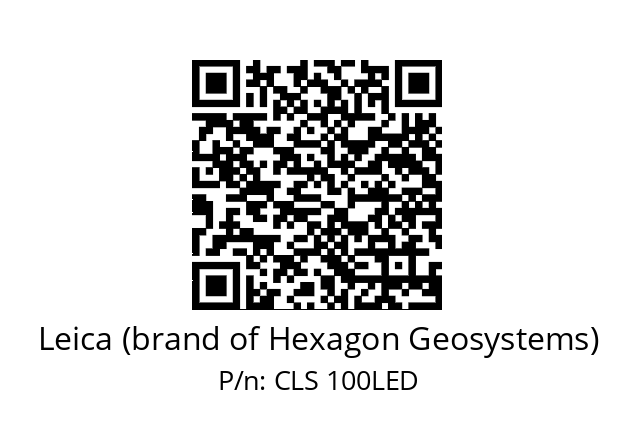   Leica (brand of Hexagon Geosystems) CLS 100LED