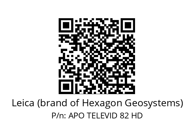   Leica (brand of Hexagon Geosystems) APO TELEVID 82 HD