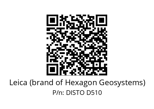   Leica (brand of Hexagon Geosystems) DISTO D510